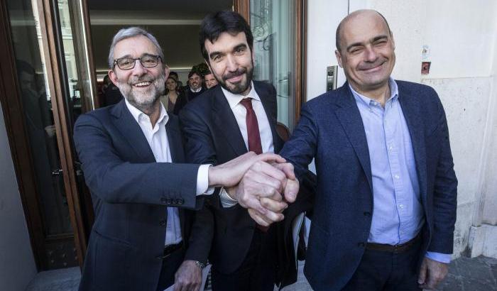 Giachetti, Martina e Zingaretti