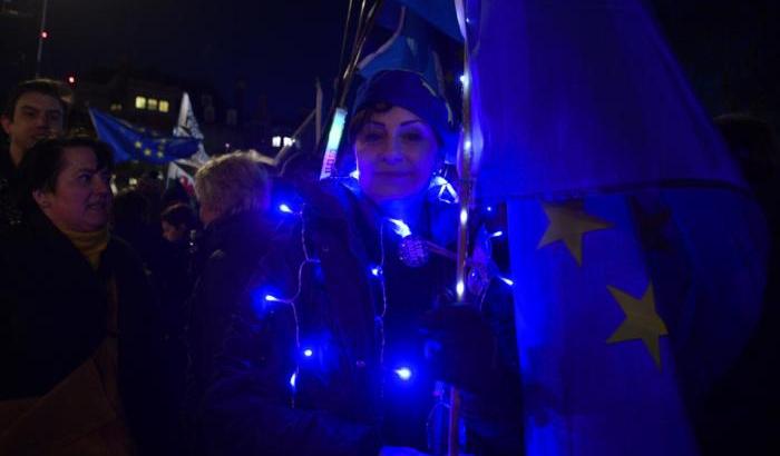 Manifestanti anti Brexit