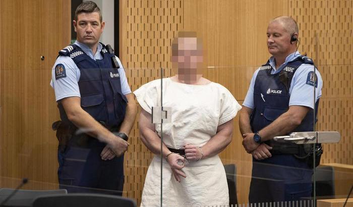 Brenton Harrison Tarrant, il terrorista di Christchurch in aula