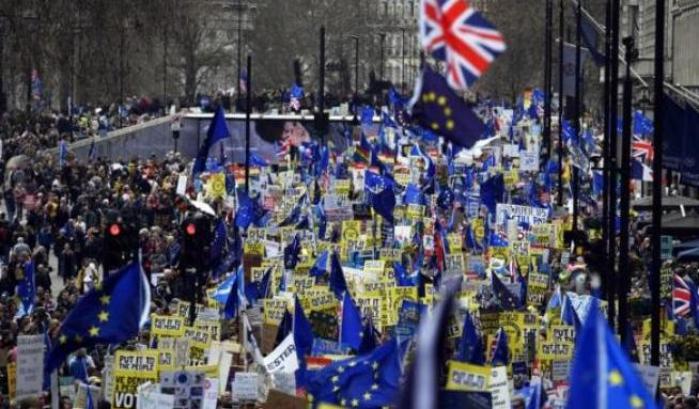 Manifestazione contro la Brexit a Londra