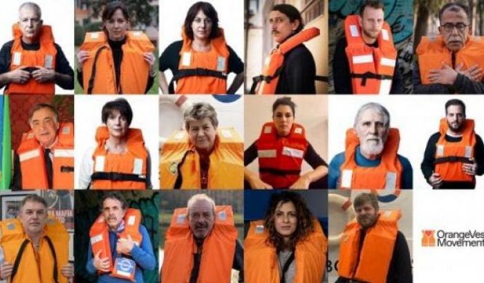Mediterranea: "A chi indossa odio, rispondiamo con un giubbotto salvagente arancione"
