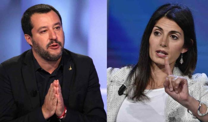 Salvini e Raggi