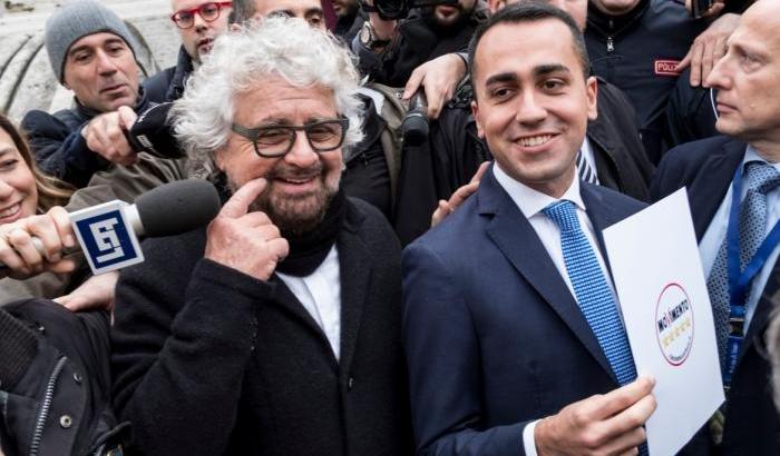 Beppe Grillo e Di Maio