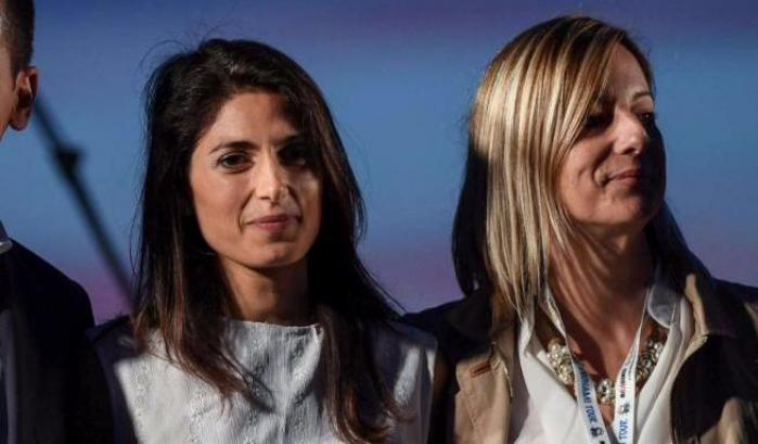 Virginia Raggi e Roberta Lombardi