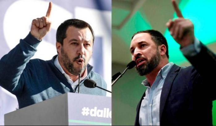 Santiago Abascal e Salvini