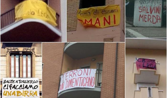 Il Molise resiste ai fascisti: Campobasso piena di striscioni in attesa di Salvini