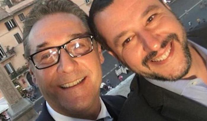 Salvini contro Kurz, nonostante lo scandalo non molla il suo alleato alle Europee Strache