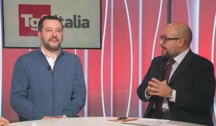 L'Agcom diffida il Tg2 pro-Salvini: "fa informazione parziale e non obiettiva"