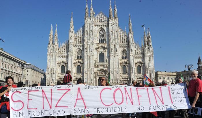 Piazza duomo a Milano