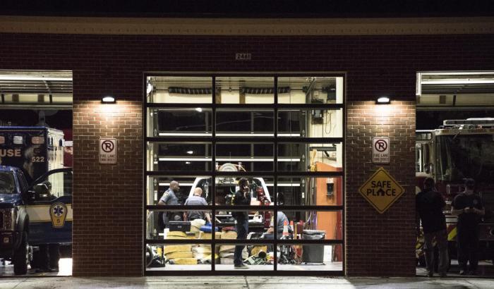 Il luogo della sparatoria