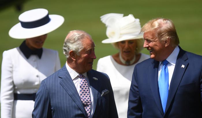 Principe Carlo e Trump