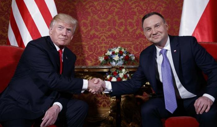 Donald Trump e Andrej Duda