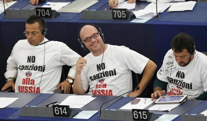 Leghisti filo-Putin nell'Europarlamento