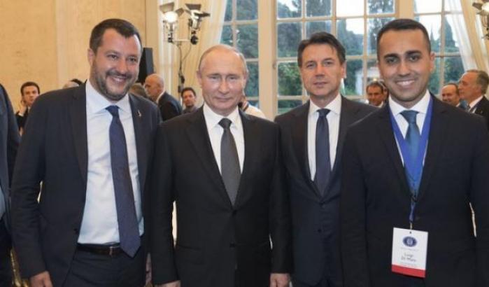 Salvini, Putin, Conte e Di Maio