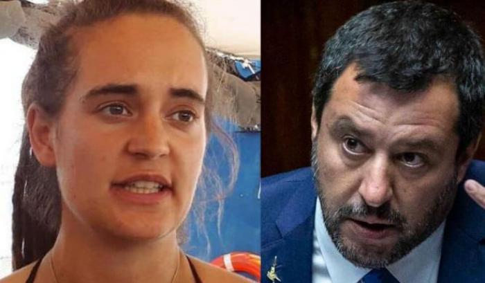 La querela di Carola Rackete è arrivata: Salvini denunciato per istigazione a delinquere