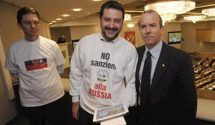 Salvini con Savoini