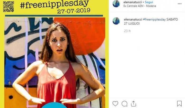 #freenipplesday: senza reggiseno in solidarietà con Carola Rackete (e Salvini la prende male)