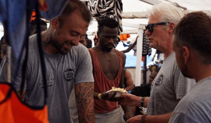 Richard Gere e Chef Rubio su Open Arms