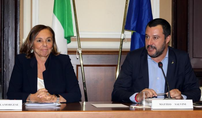 Lamorgesi e Salvini