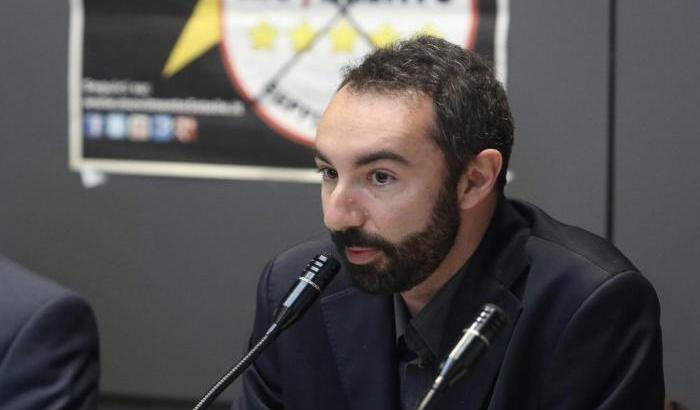 Il consigliere regionale M5s del Lazio Davide Barillari