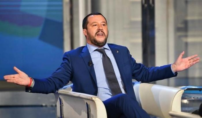 Salvini fa la mammola a Porta e Porta: "Il mio un peccato di buonafede"
