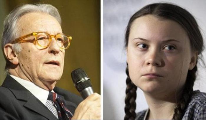 Feltri definisce Greta Thunberg "goffa" e la paragona a Stalin e Hitler