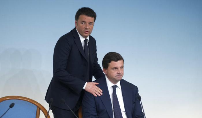00053C34-renzi-e-calenda Matteo Renzi e Carlo Calenda
