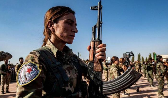 Militanti curdo-siriane delle Ypj