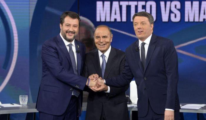 Porta a Porta fa infuriare tutti ma non Salvini, Renzi e Vespa: "Mi hanno ringraziato"