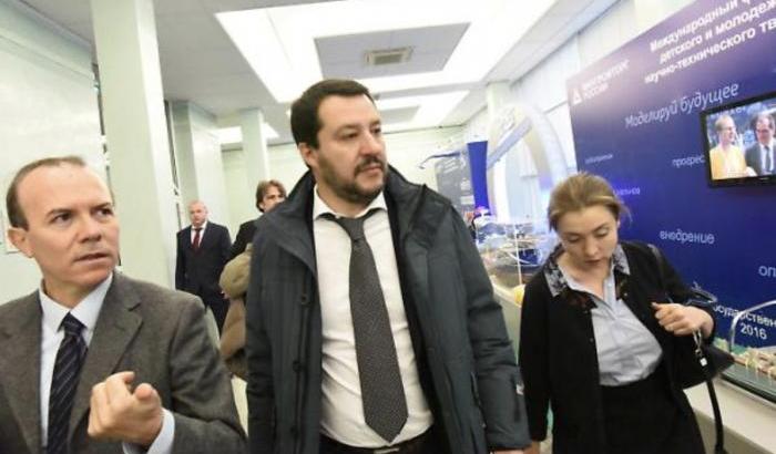 Salvini si difende con la dietrologia: "L'audio di Savoini? Chi sa come è stato montato..."