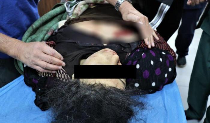 La donna uccisa dai bombardamenti turchi