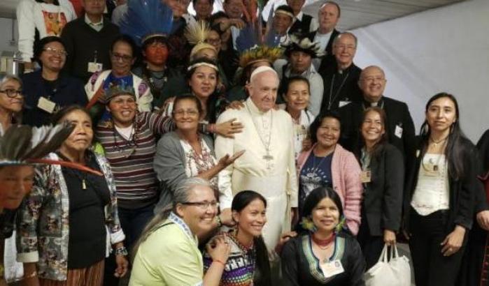 Il Papa al sinodo dedicato all'Amazzonia
