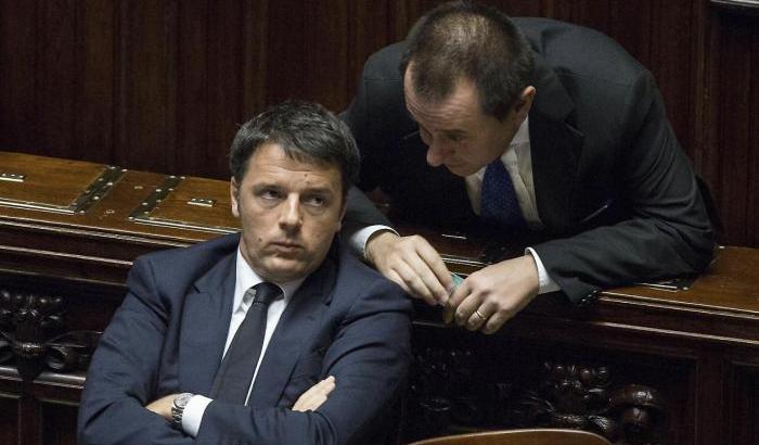Matteo Renzi e Ettore Rosato