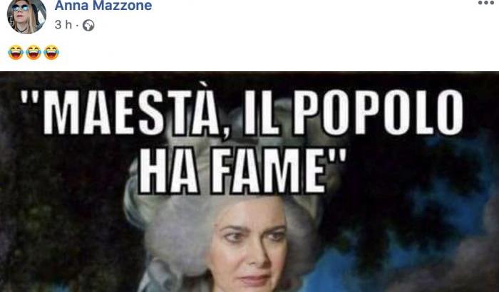 Il post anti-Boldrini di Anna Mazzone del tg2