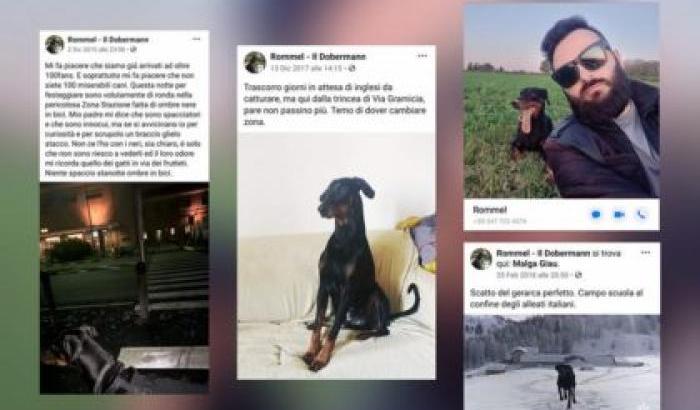 Le buffonate naziste del portavoce del sindaco di Ferrara: chiama il cane 'Rommel' e si definisce il suo 'Führer'