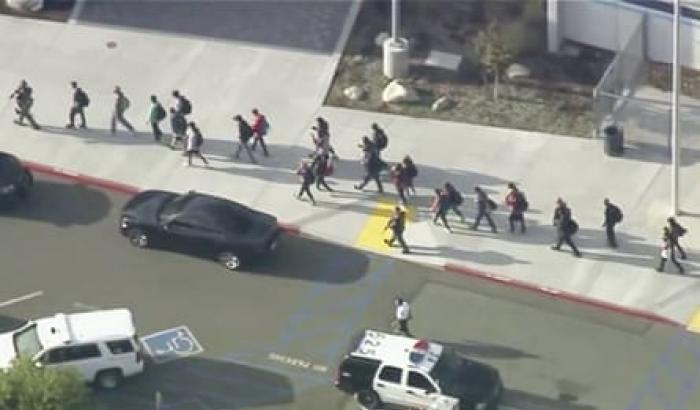 Gli studenti del liceo Sagus