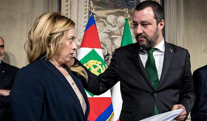 0005482E-giorgia-meloni-e-matteo-salvini Giorgia Meloni e Matteo Salvini
