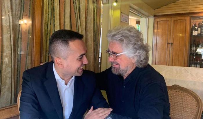 Di Maio e Beppe Grillo