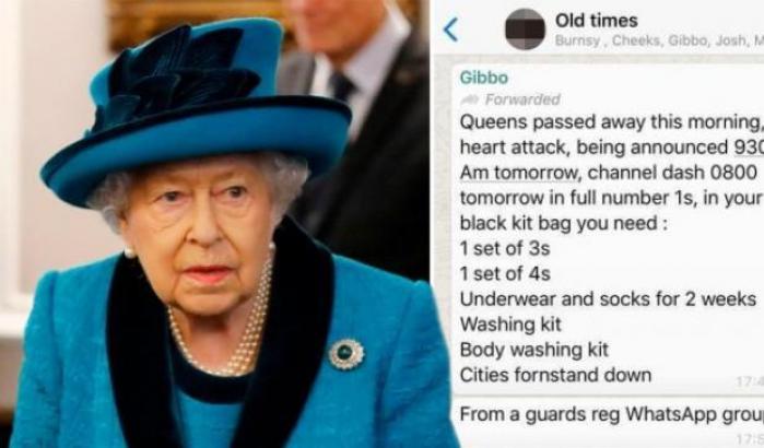 "È morta la regina Elisabetta": durante un'esercitazione militare sfugge la fake news