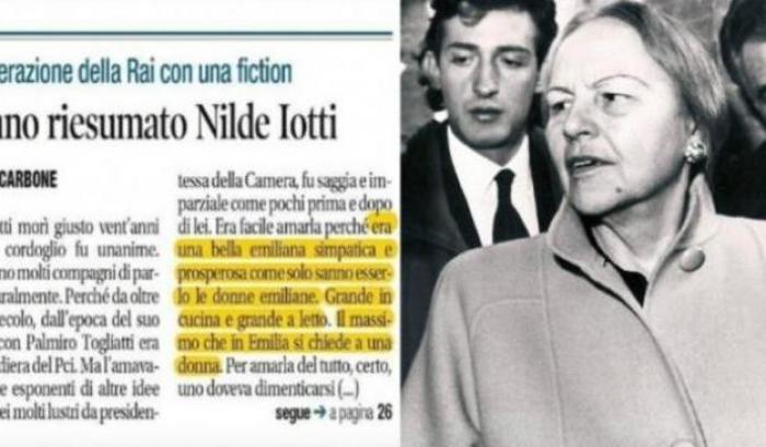 Insulti a Nilde Iotti, Bologna presenta un esposto contro Libero: "Ora vedrete chi sono le donne emiliane"