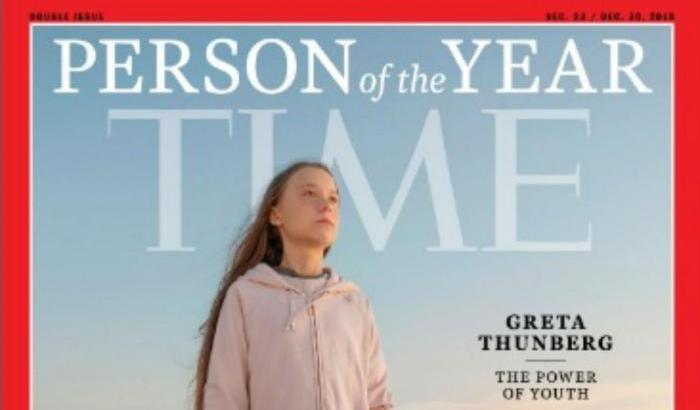 La copertina del Time dedicata a Greta