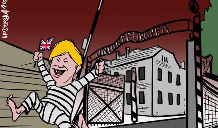 La replica dell'Auschwitz Memorial alla vignetta di Marione sulla Ue come lager nazista: "Vergognoso"