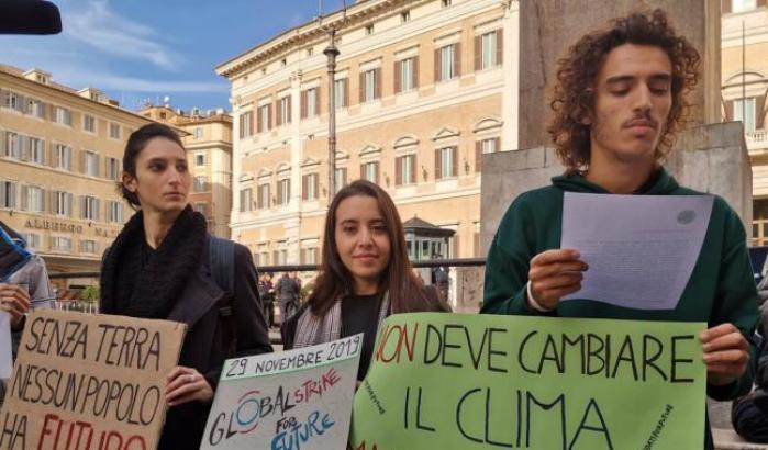 Una maniferstazione di Fridays for future