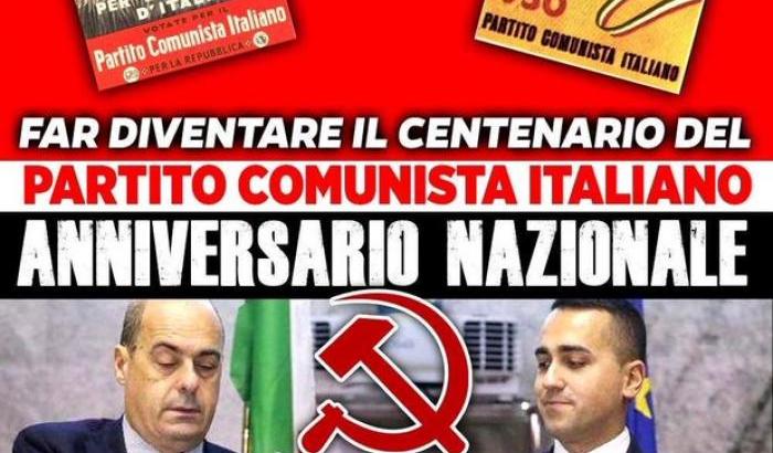 Fake News di Salvini: "Vogliono far diventare il centenario del Pci una festa nazionale"