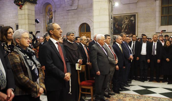 Anche Abu Mazen alla Messa di Natale a Betlemme