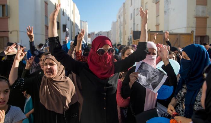 Manifestazione in Marocco