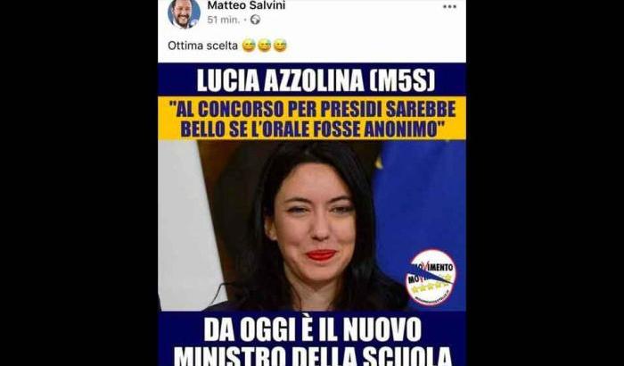 La gogna sessista dei social di Salvini si abbatte su Azzolina: "Ha fatto gli orali come Monica Lewinsky"