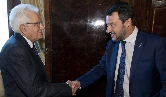 Salvini e Mattarella