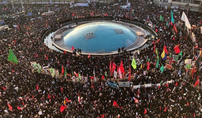 I funerali di Soleimani a Teheran