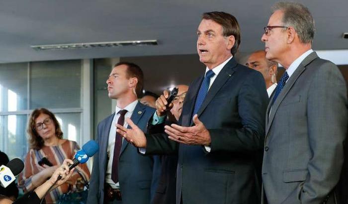 Il presidente del Brasile Bolsonaro